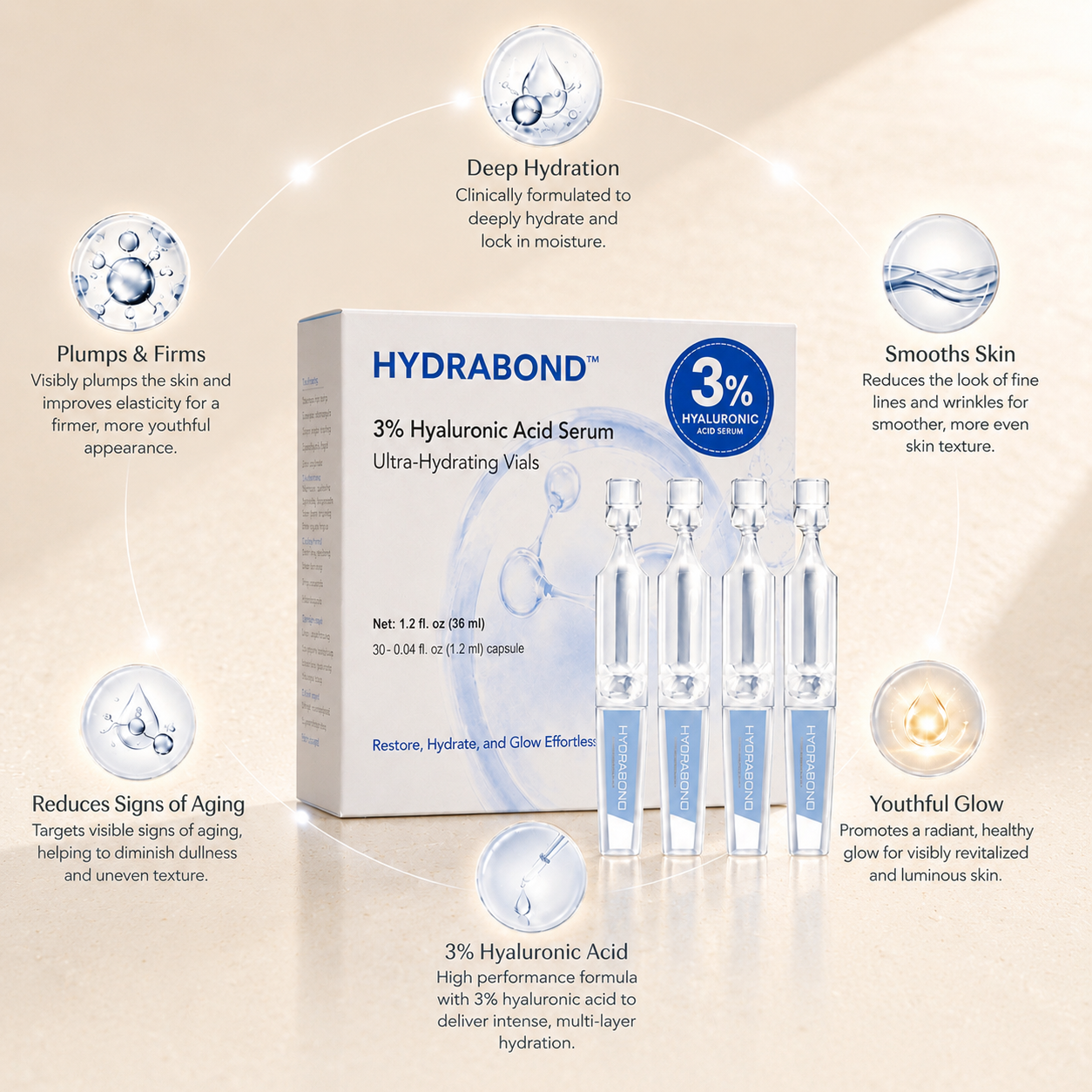 HydraBond 3% Hyaluronic Acid Serum